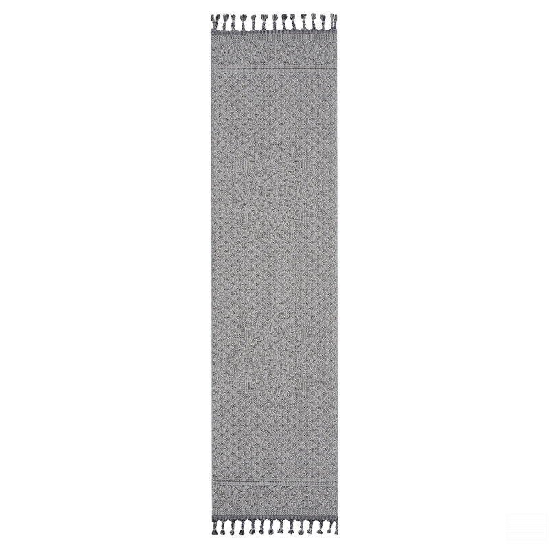 Tapis de couloir intérieur / extérieur 2X8 Medallion, Tapis de couloir 2 pi 2 po x 8 pi