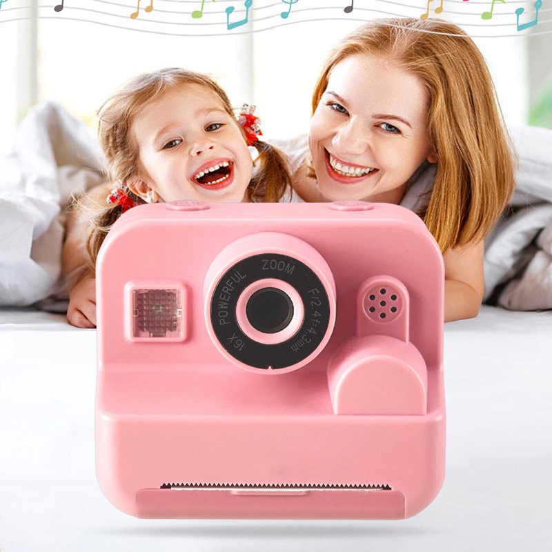 Kids Camera Instant Print with 32GB Card and 3 Rolls Photo Paper