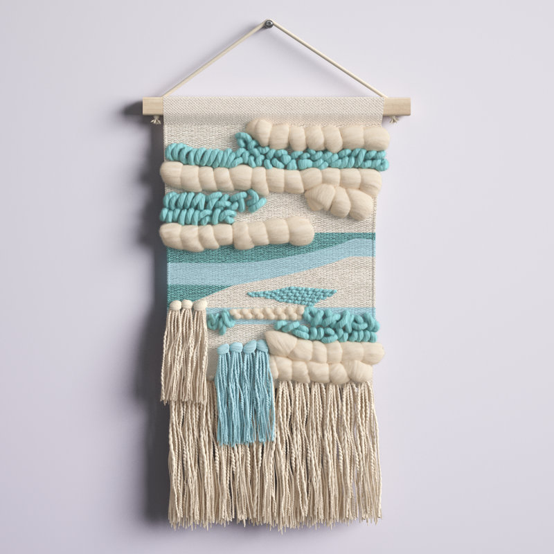 Suspension murale en laine avec accessoires de suspension inclus