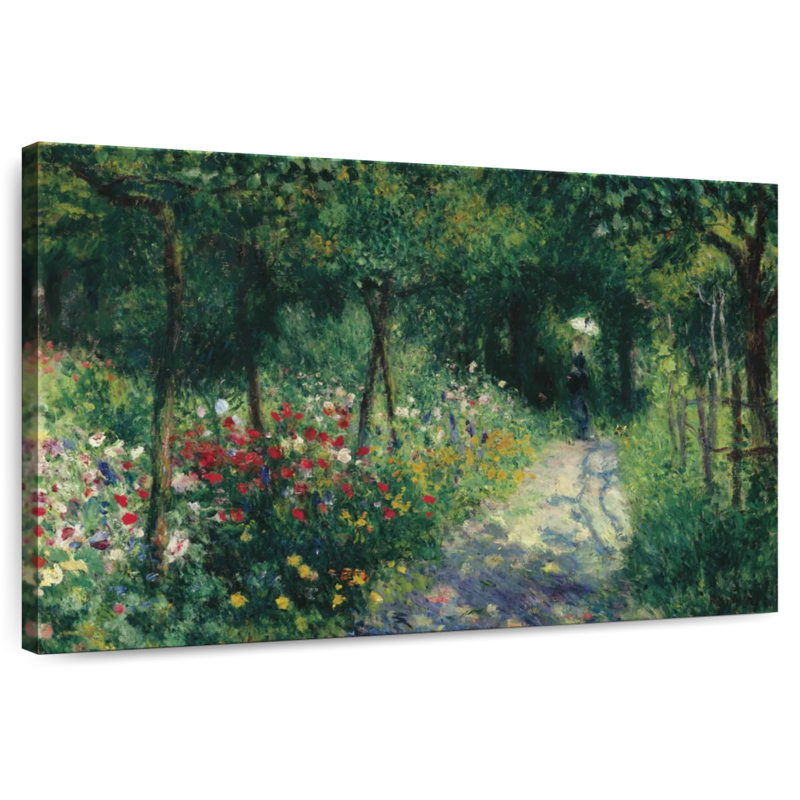 Alvord, femmes dans le jardin - 1873, H 32 po x l 48 po