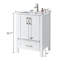 Ensemble de meuble-lavabo simple autoportant 24 po avec plateau en céramique 24 po-1084485914