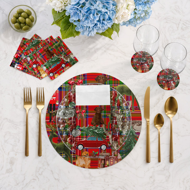 Napperon Ultimate Christmas, Plaid