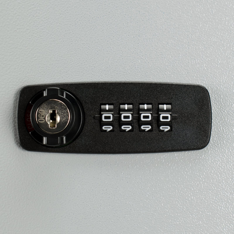 240 KEYS WITH COMBINATION LOCK WHITE TAG,GREY