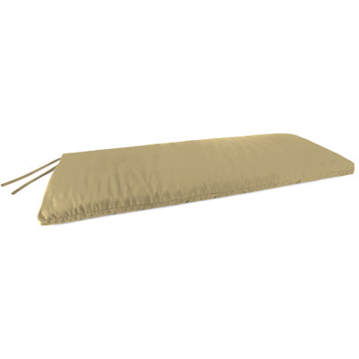 48" x 18" Outdoor Bench Cushion with Ties