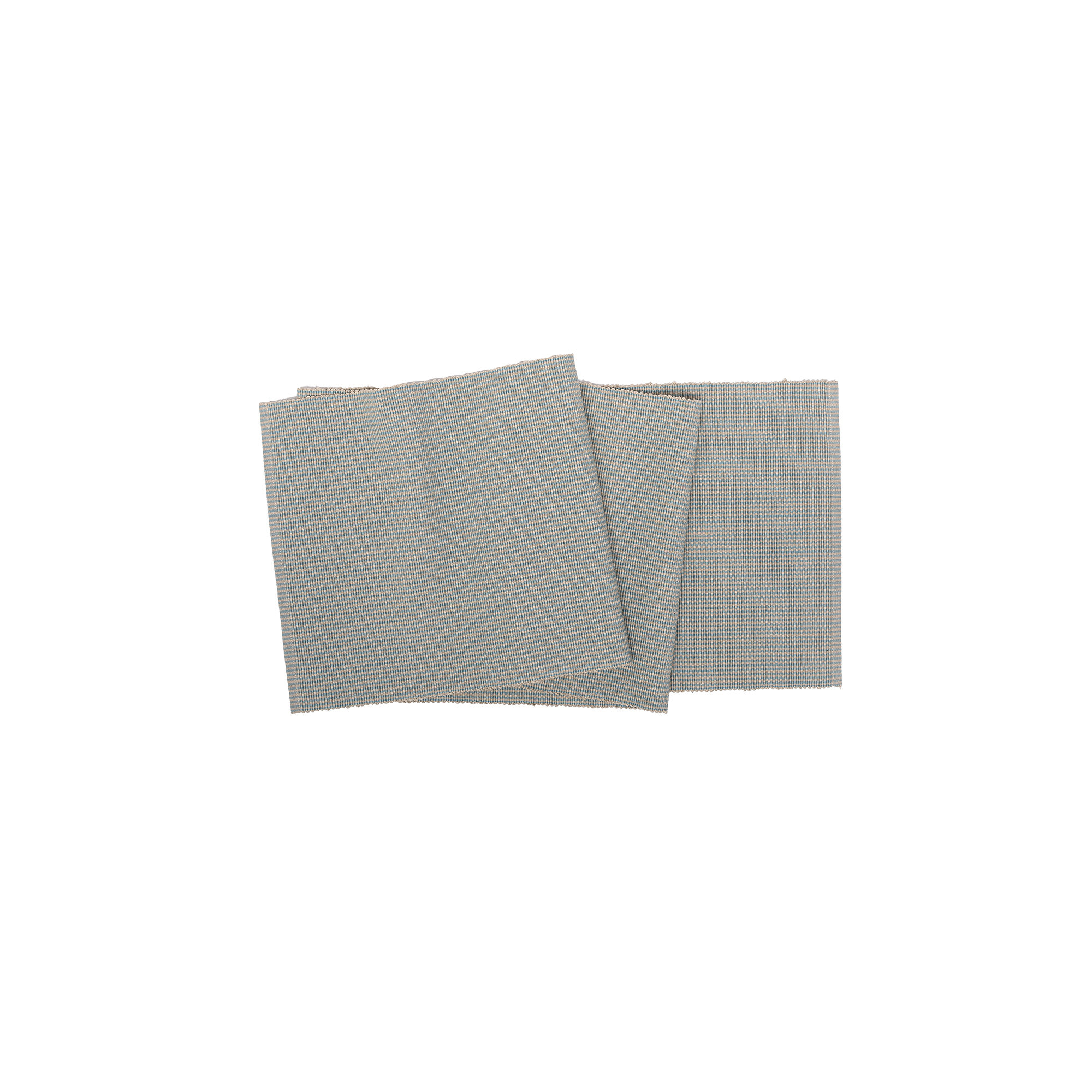 Gilmour Port Stripe Cotton Table Runner, Aegean