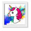 Art sur toile licorne arc-en-ciel-47848640-47848627