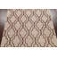 Tapis beige / brun en laine touffeté à la main à motif géométrique-1064267962