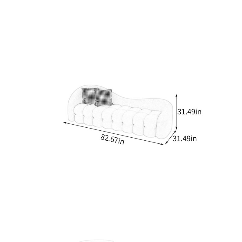 Meltzer, 2, 31.49" H x 82.67" W x 31.49" D
