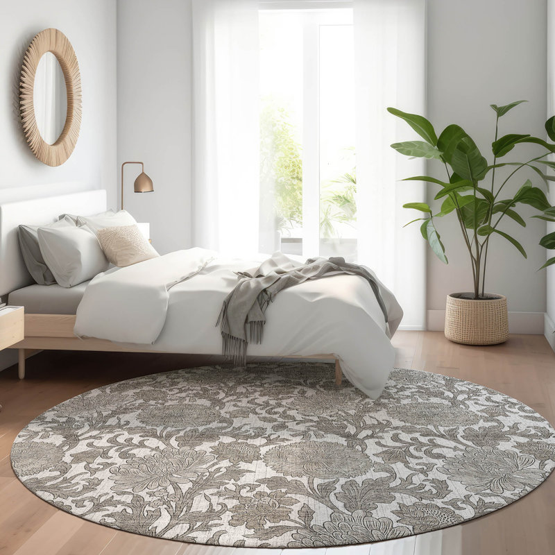 Tapis intérieur / extérieur Ayush, Rond 8 pi