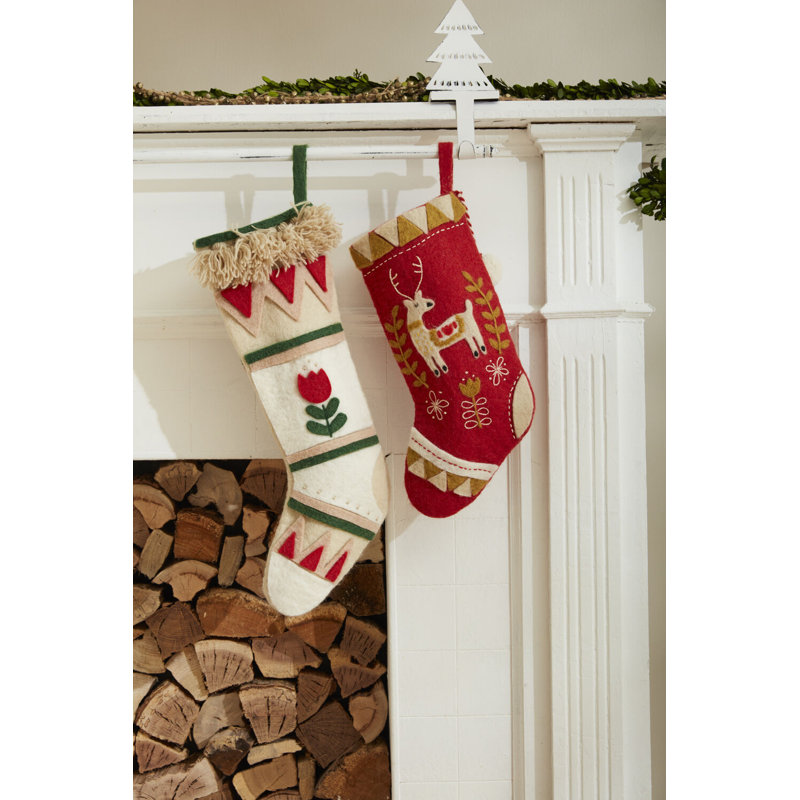 Chaussette tricotée à la main Merry