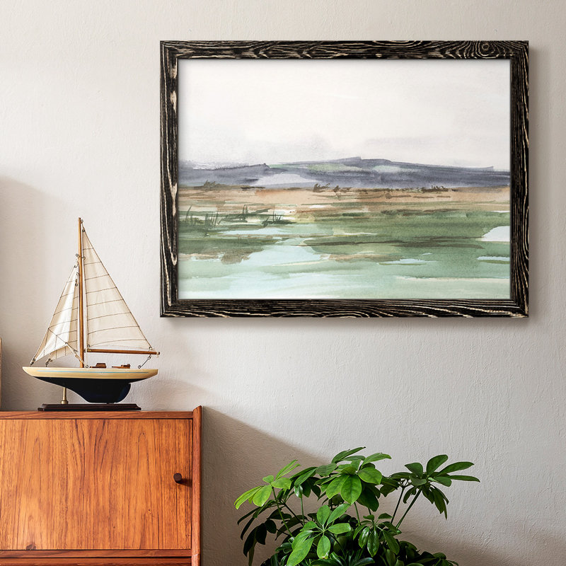 Serene Mountain View I - reproduction de photo sur toile, Noir, H 26 po x l 38 po x P 1,5 po
