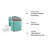 26 Lb.Daily Production Bullet Ice Countertop Ice Maker, Self-Cleaning Ice Makers-78609289