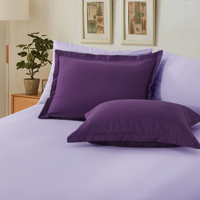 5/7 Piece Microfiber Bed-In-A-Bag Comforter Set , King Comforter + 6 Additional Pieces, Lavender/Purple