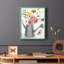 «Watering Can Bouquet II», reproduction encadrée - bois massif-1179890722-1179890723
