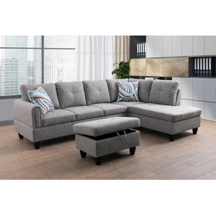 Upholstered L-Shaped Sectional