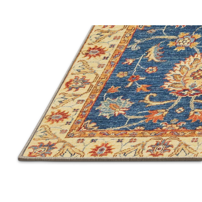 Tapis multicolore à motif abstrait Abdas, Rectangle 6 pi x 9 pi