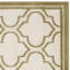 Tapis géométrique ivoire / vert clair Ammundsen-1067683229