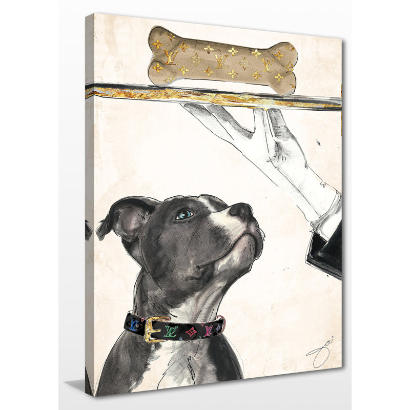 " Good Boy ", 30" H x 18" W x 1" D, Wrapped Canvas