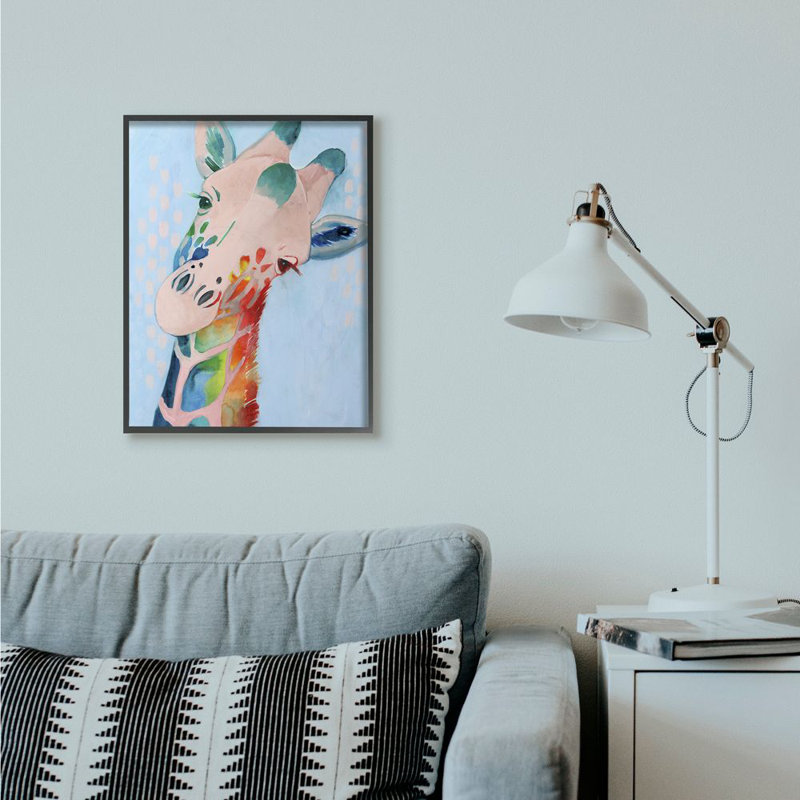 Décoration murale Buldir, H 30 po x l 24 po x P 1,5 po, Giclée encadrée noir minuit