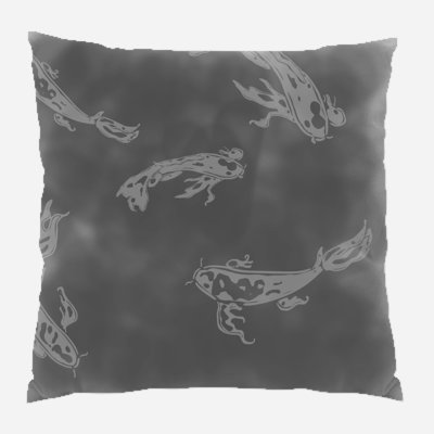 Koi Carp Throw Pillow