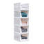 Boîte de rangement blanche pliable 4 pièces-106035934