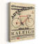 «Vintage Adventure Cycling Ad Retro Vintage Architecture City», art mural-129549214