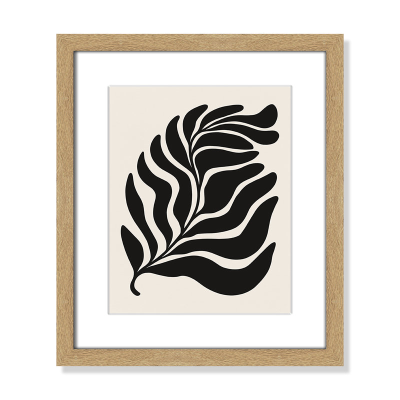 «Flow of Nature Print» par Royle, Imprimé mat, L 13 po x H 15 po, Natural
