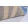 Ashal Abstract Shag Light Blue/Cream Area Rug