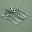 Goddess 20 Piece Flatware Set, Service for 4