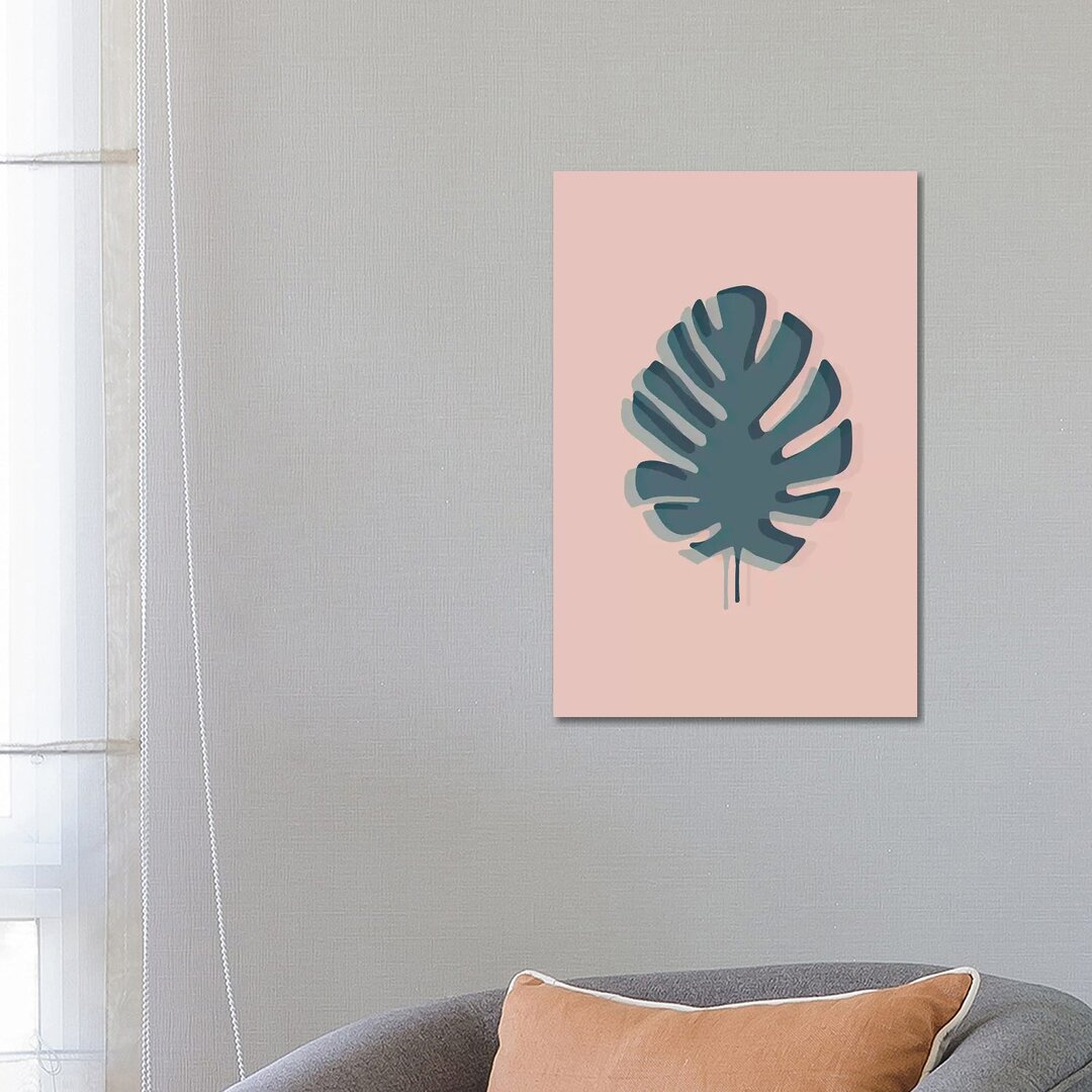 The Solitary Monstera von The Native State - Galerie-verpackte Leinwand Giclée auf Leinwand