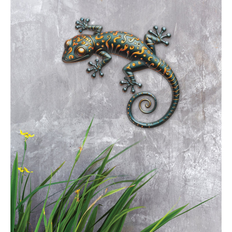 Décoration murale 13 po Burano Gecko, Gothique