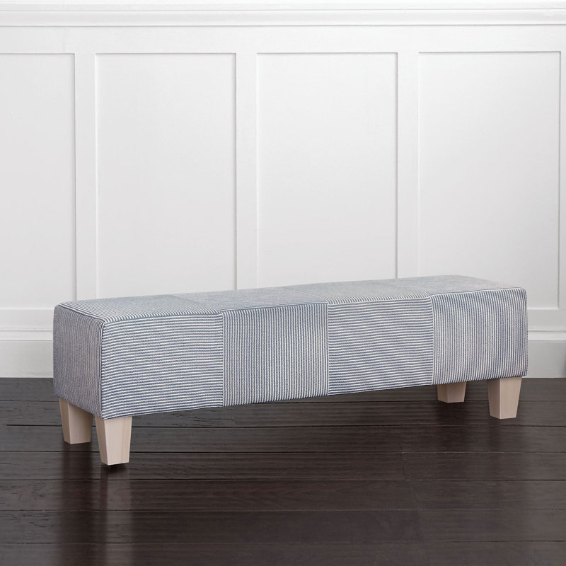 Beau Upholstered Bench, 18" H x 60" W x 17" D