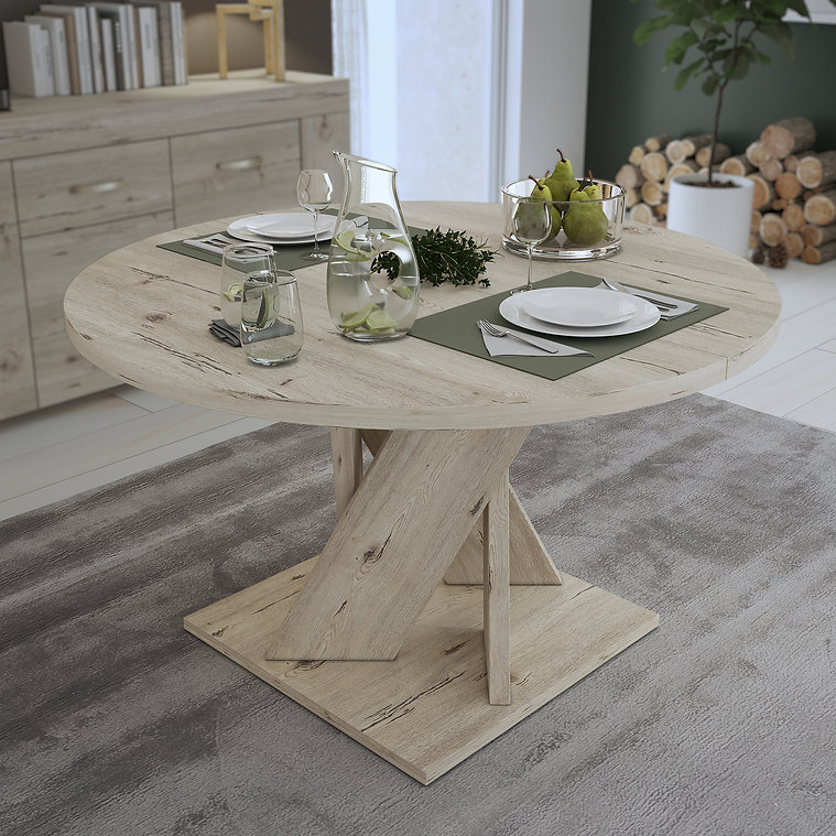 Southbridge Extendable Round Dining Table