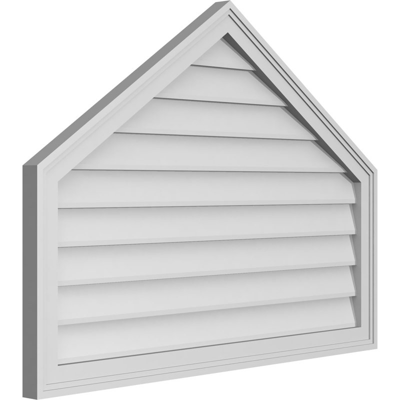 Ventilé à pignon non-fonctionnel Signature, H 28 po x l 38 po x P 1,5 po