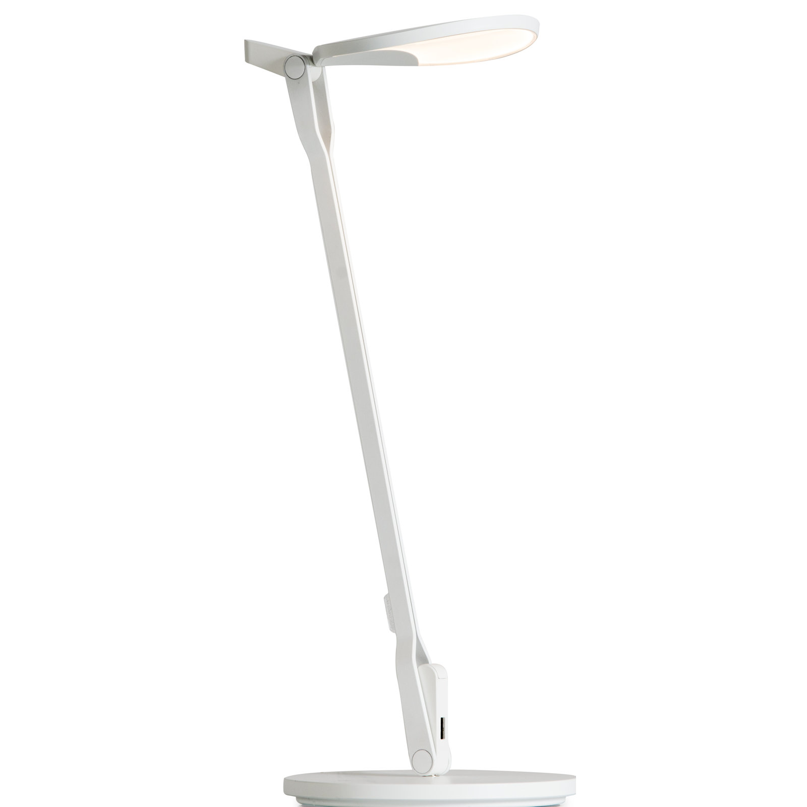 Splitty Metal USB Desk Lamp, Matte White