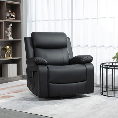 Fauteuil inclinable manuel pivotant de 36,2 po Homcom