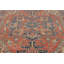 Antique Heriz Rug With Geometric Medallion In Red & Blue - Rug & Kilim