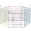 60cm H Panel Metal Pet Barrier With Door