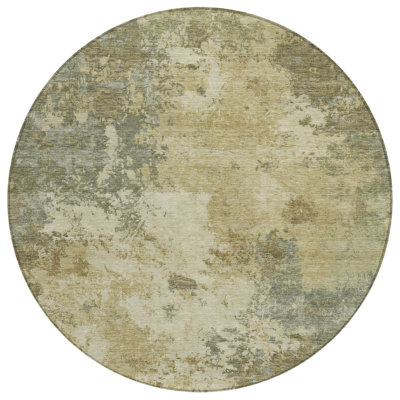 Machine Washable Indoor/Outdoor Palua ACN2363 Abstract Rug