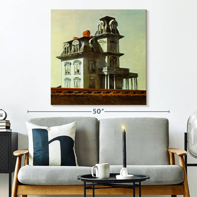 Lilie House By The Railroad, H 33 po x l 33 po