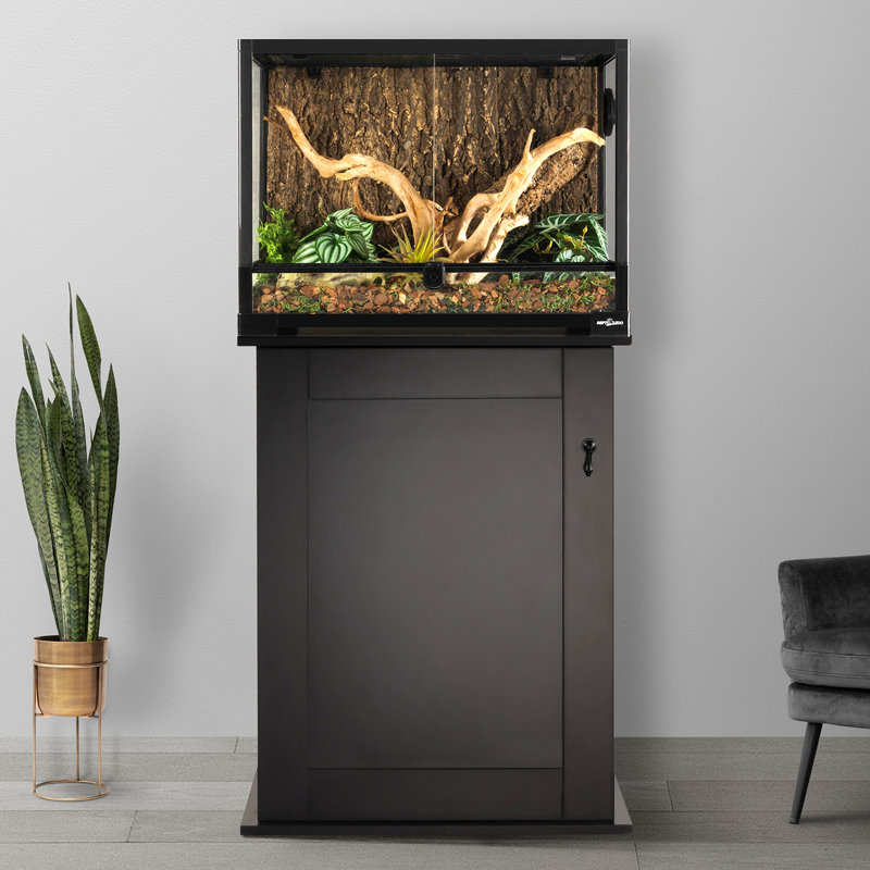 Reptile 24 in. x 18 in. x 24 in. Glass and Plastic Reptile Terrarium