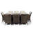 Karcher 8 Seater Dining Set with Cushions and Parasol-39926024
