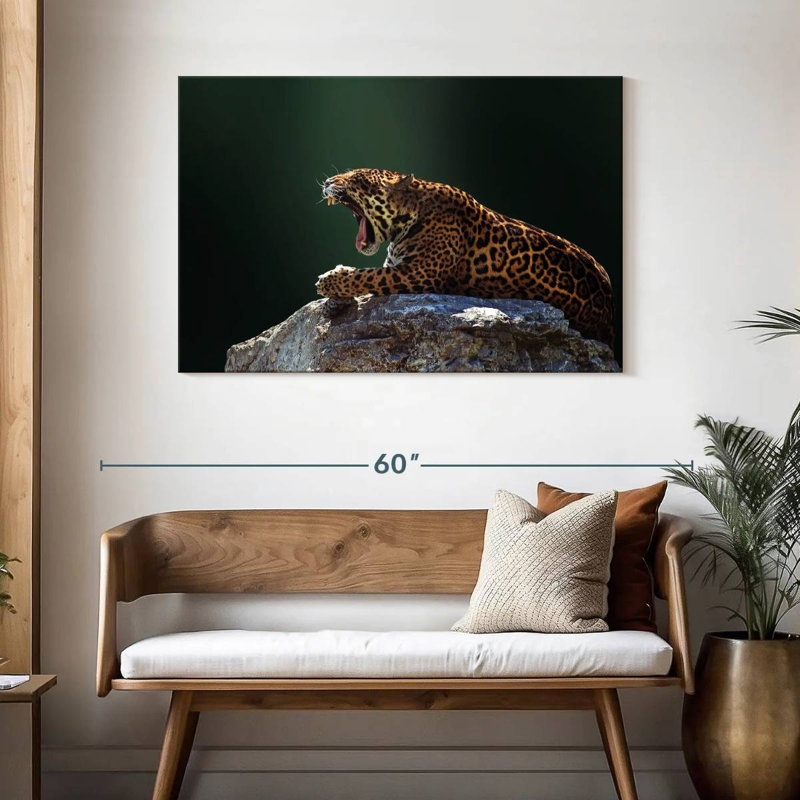 Brampt Feisty Jaguar, 30" H x 45" W
