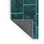 Tapis de zone turquoise contemporain-1921246487