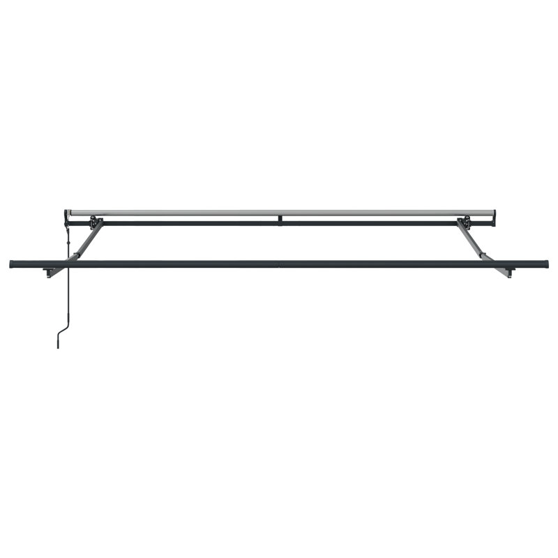 Ebern Designs Retractable Patio Awning, Light Grey, 300 cm W x 250 cm D