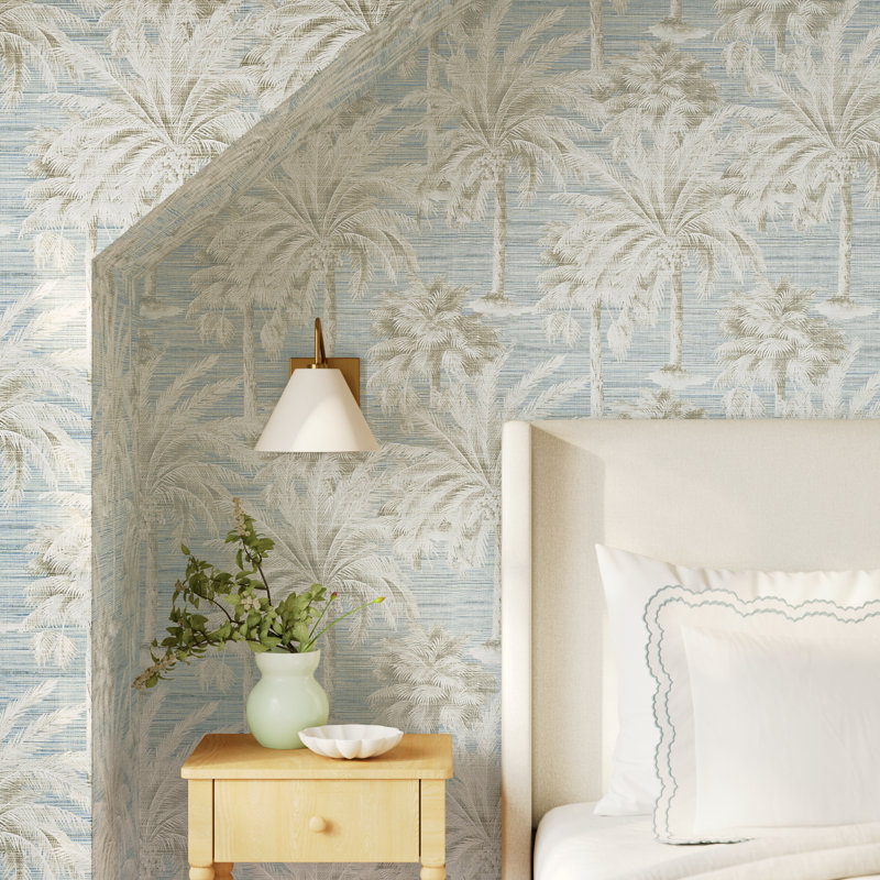 Paonia Floral Roll, Blue
