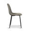 4 Shavano Upholstered Dining Chair with Black Powder Coated Metal Legs-1729215281