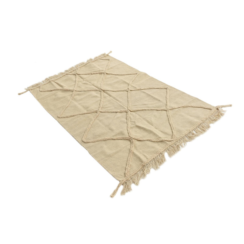 Tapis crème 3 x 5 Parra