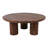 Faustine Round Mango Wood Coffee Table-1340437105