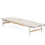 Siège confortable d'extérieur - Structure, filet respirant, pieds, chaise longue de patio ergonomique en aluminium, confort